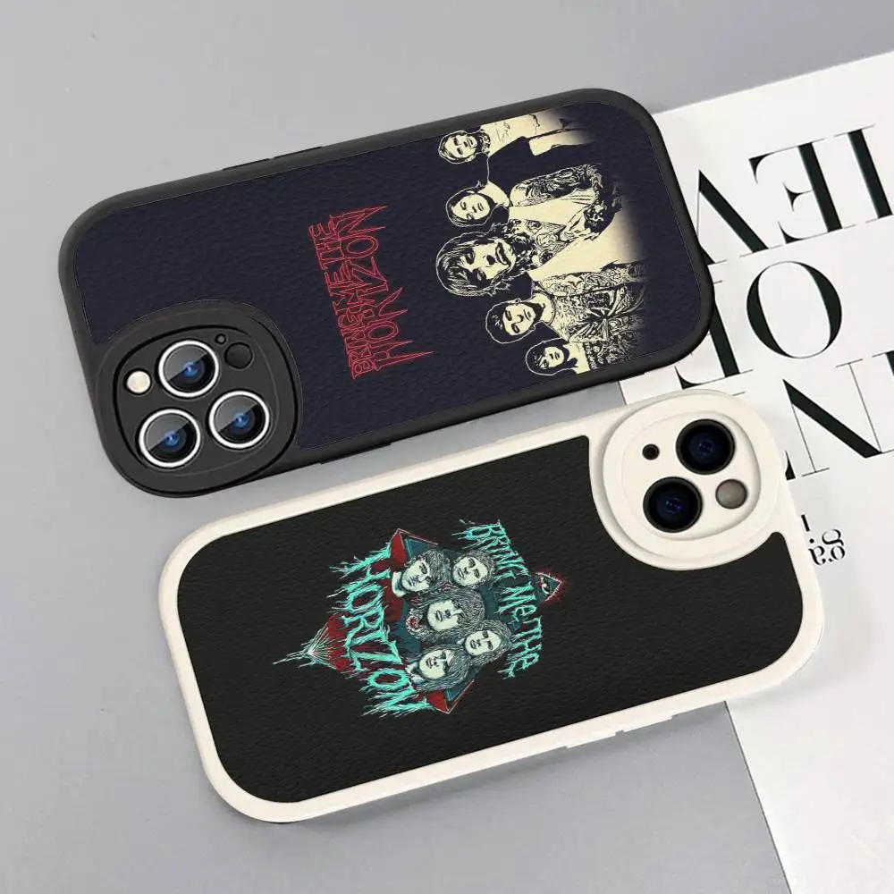 Чехол для телефона Bring Me The BMTH Horizon из кожи для iPhone 16 15 14 17 Pro Max 11 12 Mini Plus, мягкий чехол-накладка (art.: 3920d96dfe009) - 3920d96dfe009