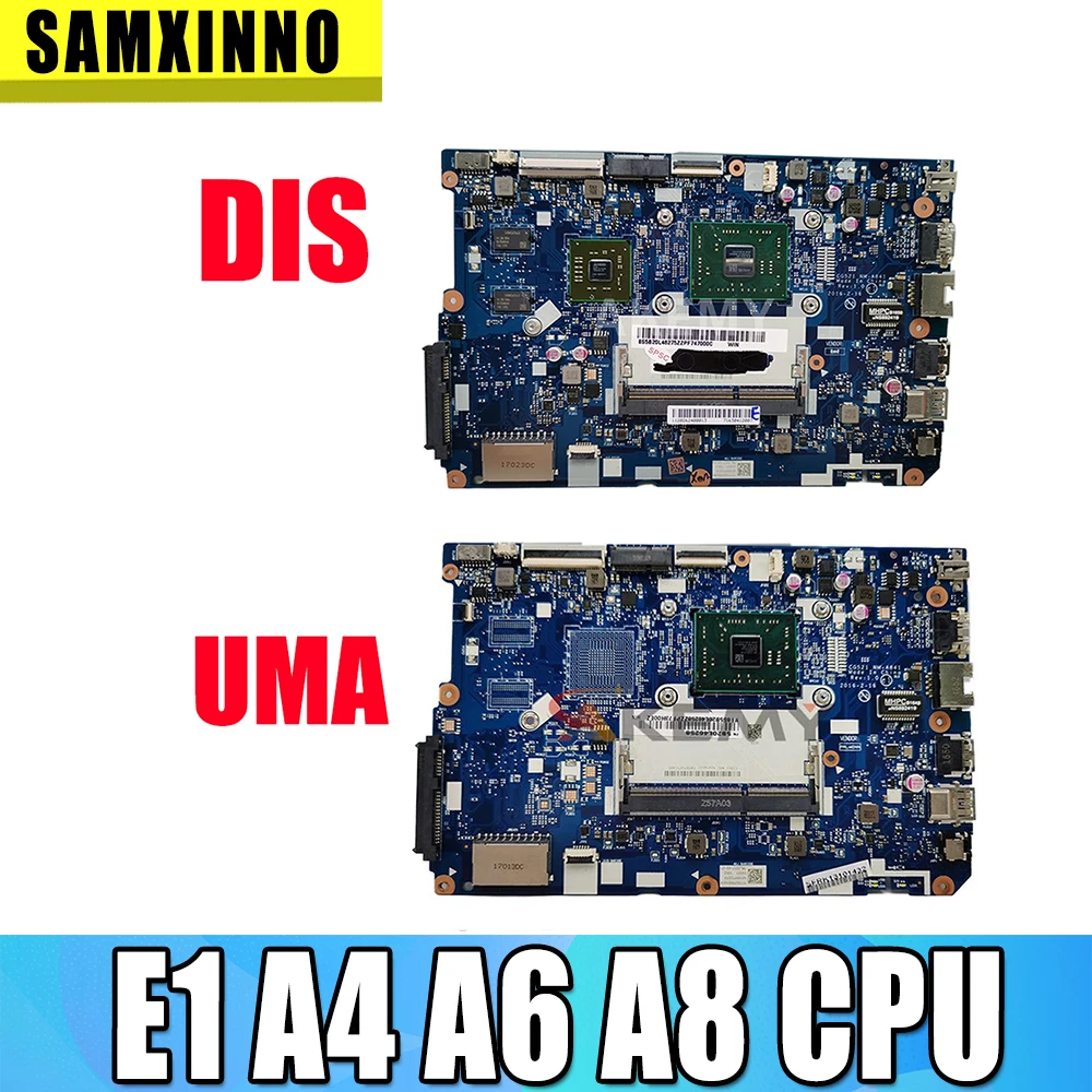 NM-A841 материнская плата для ноутбука Lenovo ideapad 110-15ACL с E1 A4 A6 A8 AMD CPU V2GB GPU |