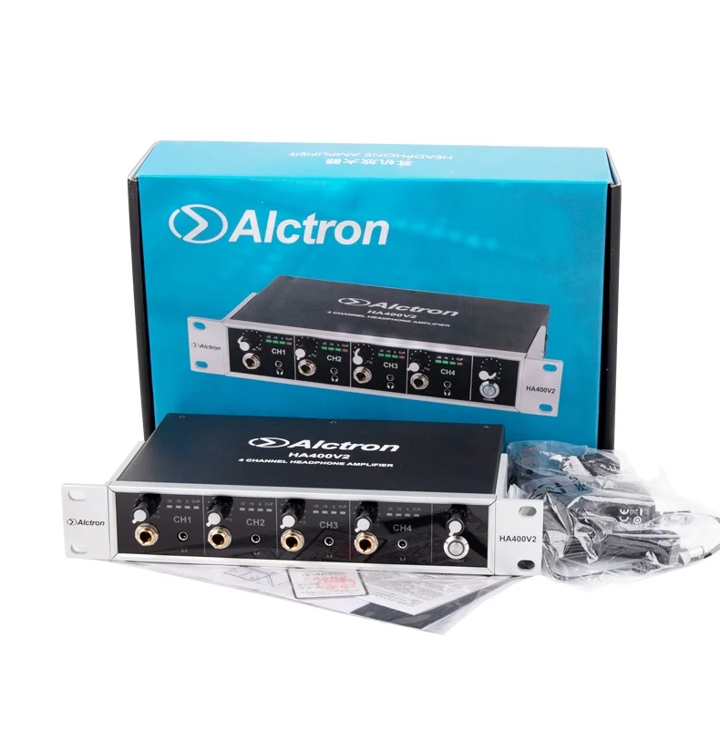 4-канальный мини-усилитель для наушников Alctron HA400V2 портативный усилитель