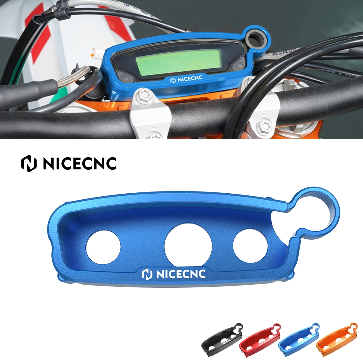 

NiceCNC Speedo Odometer Protector Guard Cover For Husqvarna TE FE 250 300 350 400 450 501 2015-2023 TE125 2016-2023 2022 Billet