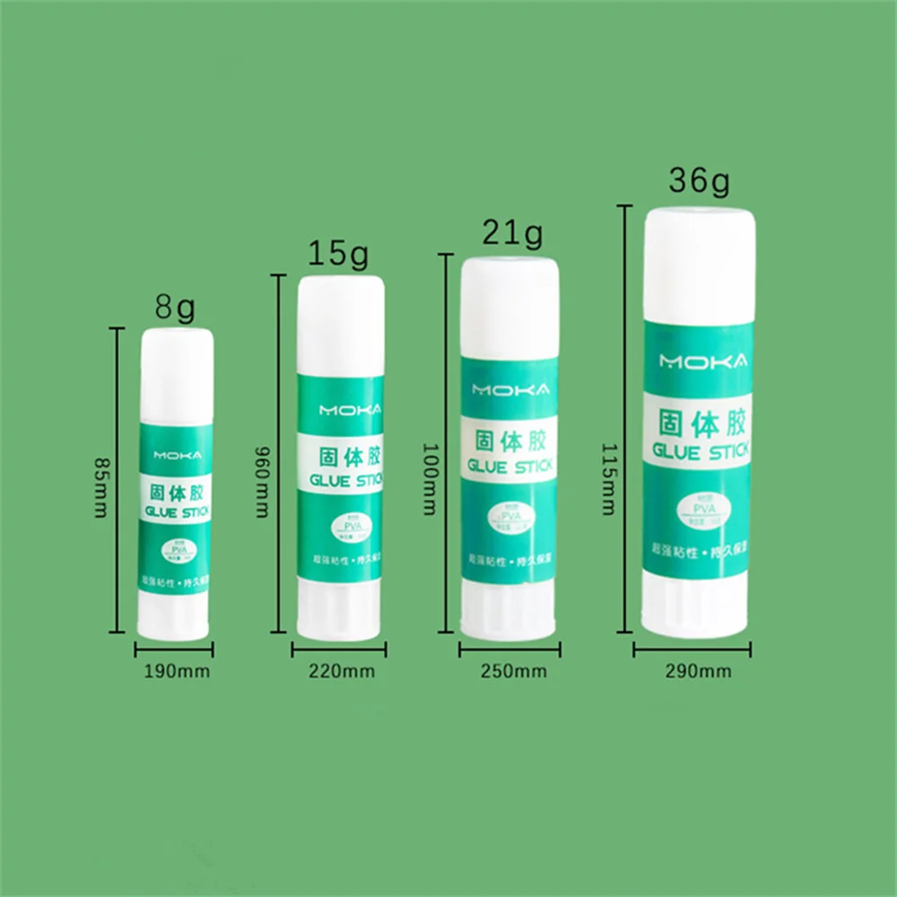 

Multi-Size Portable Plastic High Viscosity Solid Glue Sticks For Paper Files Bond Student Child Stationery PVA Secret Adhesive