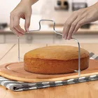Слайсер для торта из нержавеющей стали 304, режущая линия, инструмент для выпечки с регулируемой толщиной