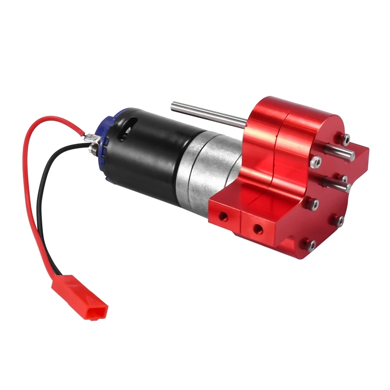 

Metal 370 Motor Gearbox Gear Box for WPL C14 C24 B24 B36 MN D90 D99 MN99S RC Car Upgrade Parts