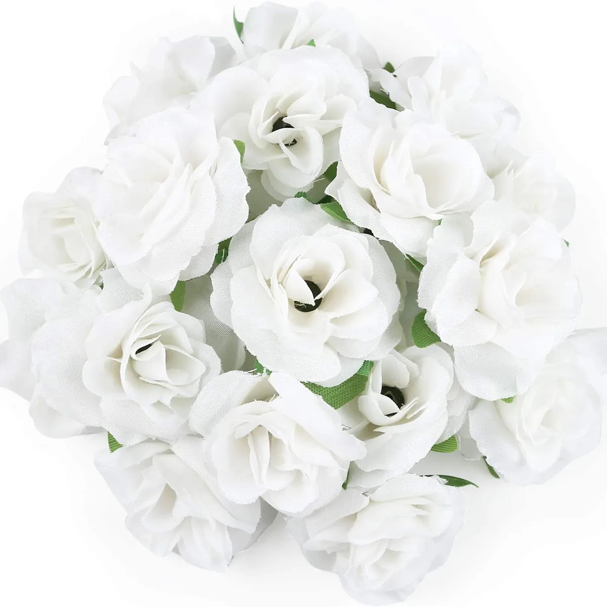 

Искусственные розы из шелка, кремовые, набор из 20 штук