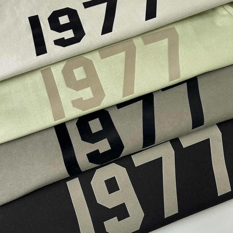 Essentials Silicone Letter Long Sleeve T-Shirt Essentials Long Sleeve T-Shirt Fall/Winter Men's and Women's T-Shirt