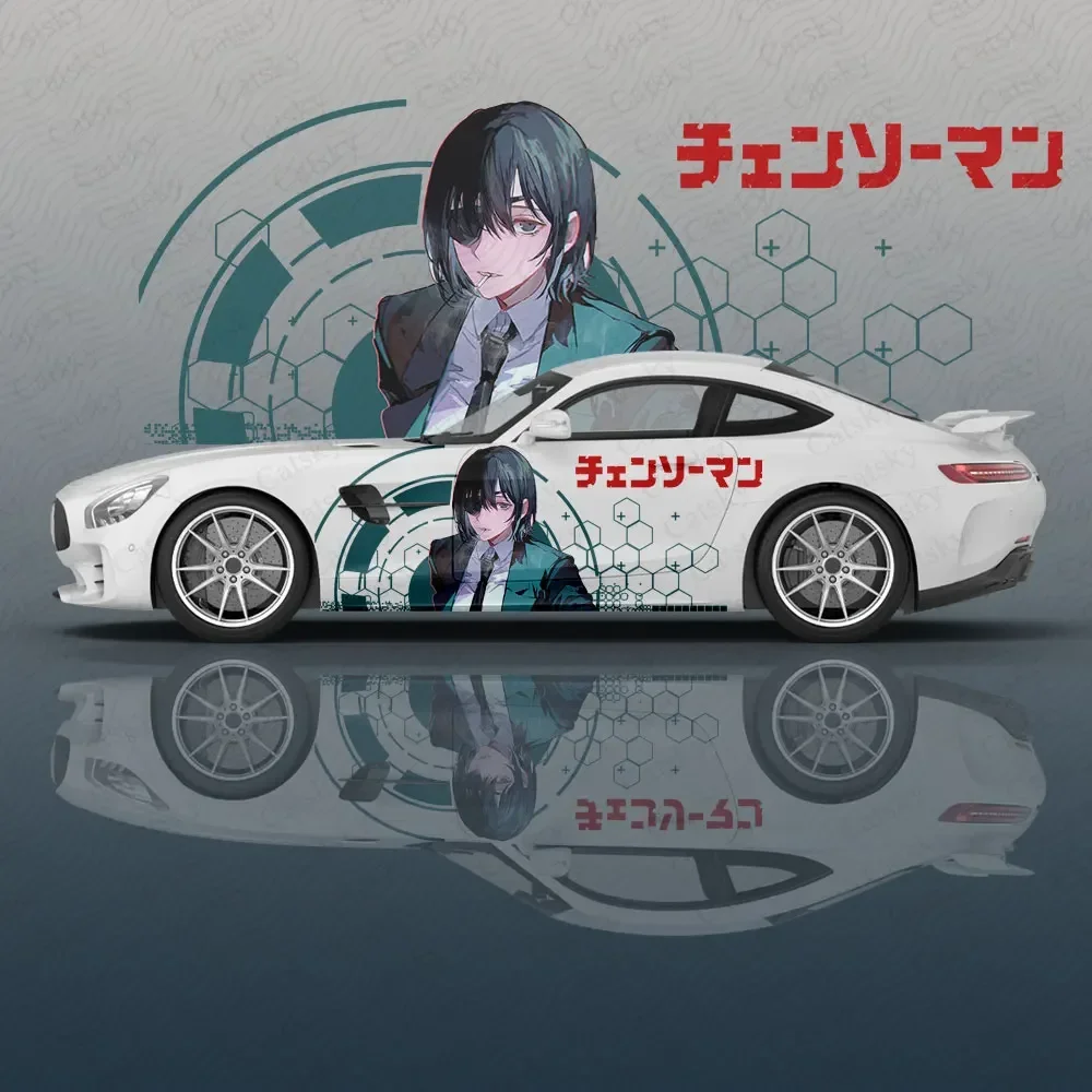 Himeno аниме девушка наклейка на кузов автомобиля Иташа виниловая боковую сторону