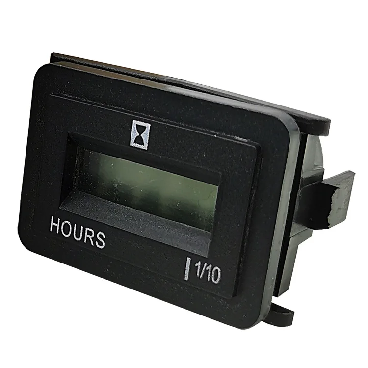 

SYS-3D Digital LCD Display AC / DC Running Hour Meter For Generator Compressor Garden Lawn Mower Tractor Golf Cart Club Car