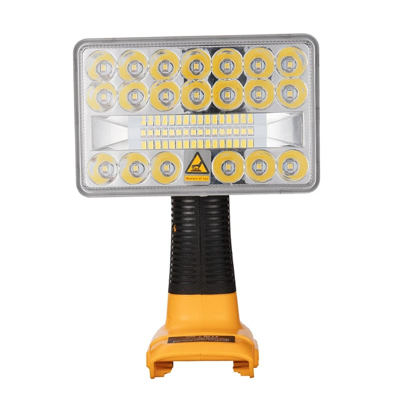 

Tool Light Indoor Outdoor Light LED Light Work Light For DEWALT 14.4V/18V Lithium Battery DCB201 DCB200