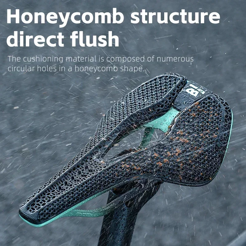 WEST BIKING велосипедное седло из углеродного волокна с 3D принтом 145 мм 155 для