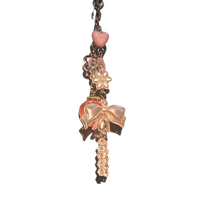 Милый сладкий персиковый подвеска-подвеска из бисера для телефона CCD камера