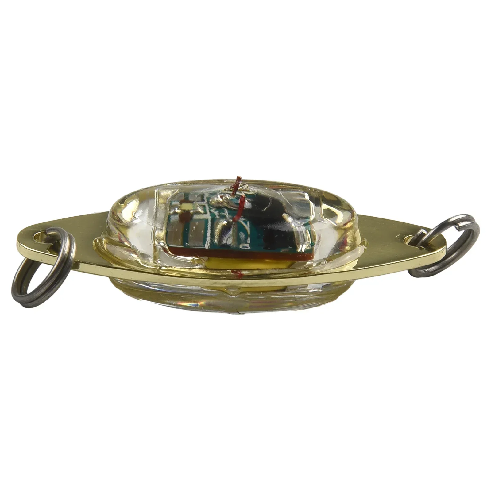 1 шт. миниатюрная рыболовная приманка с подсветкой/светодиодная в форме