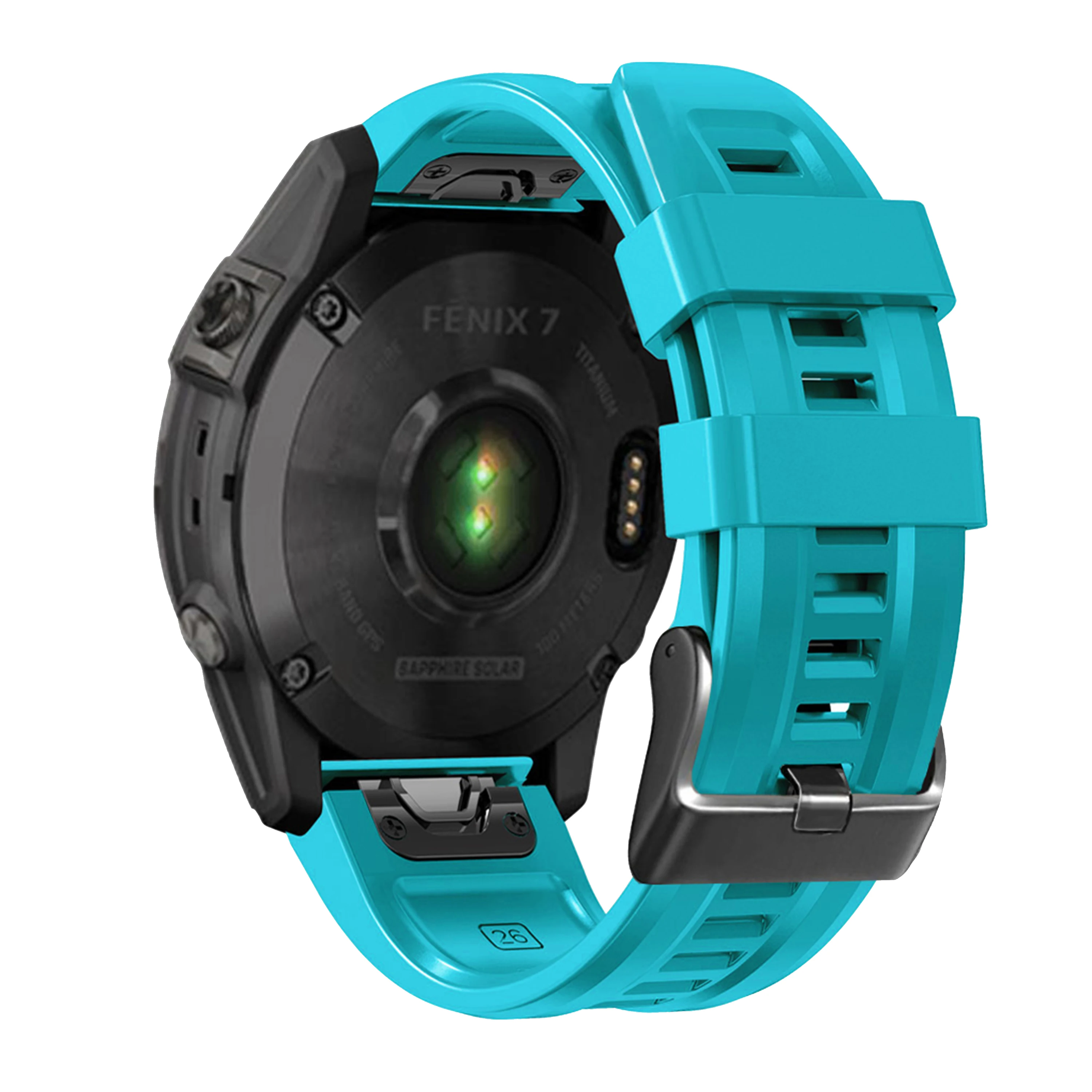 Ремешок спортивный из мягкого силикона для Garmin Fenix 7X 7 6X pro 6 5X 5 3 HR быстросъемный