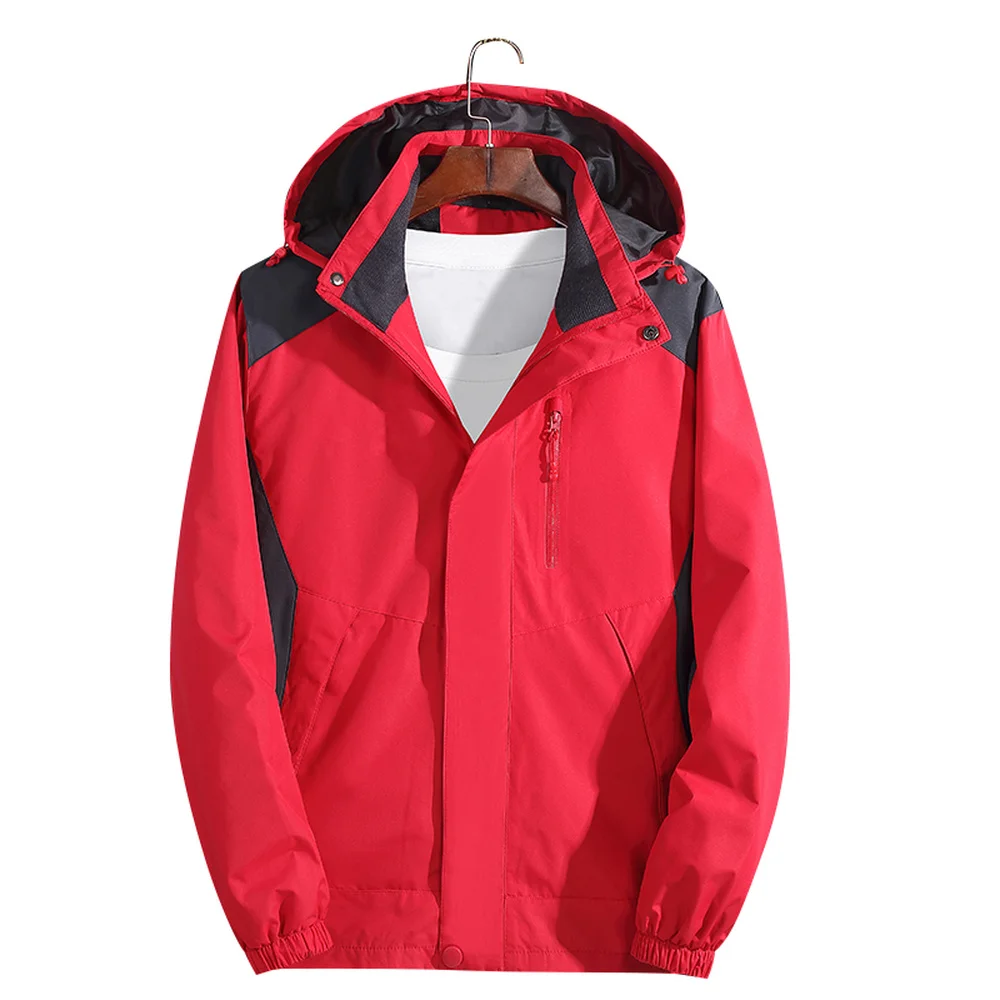 Водонепроницаемая куртка с мягкой оболочкой Мужская Уличная ветровка капюшоном