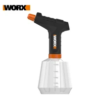 worx electric spray gun wx019 4v household garden tools 1000ml wireless spray bottle flow control airbrush easy spraying led