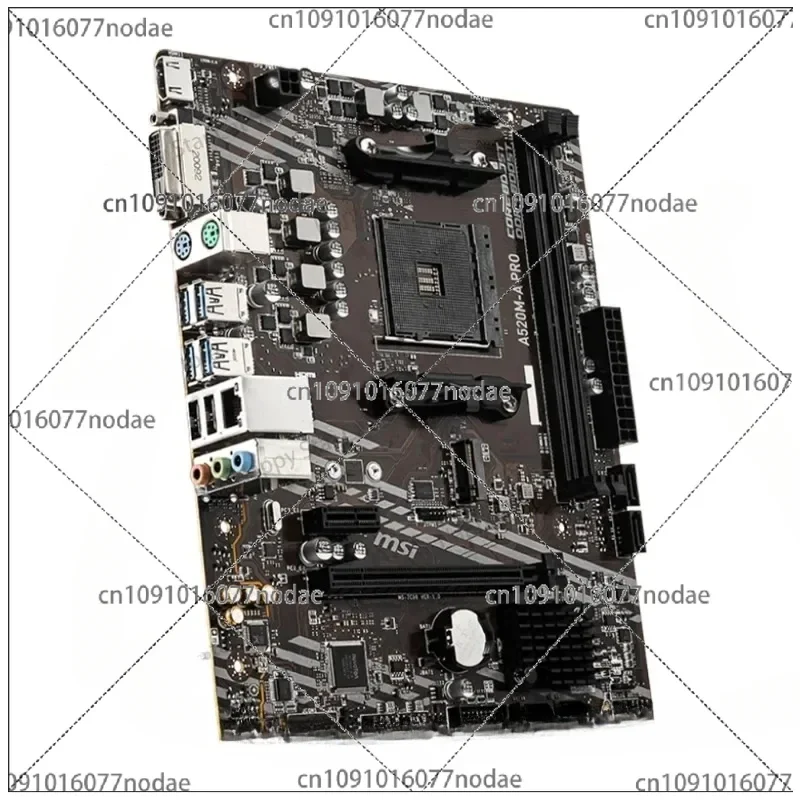 Материнская плата MSI A520M A PRO DDR4 M.2 с разъемом AM4 USB3.2 STAT 3.0 SSD 4600(OC) МГц Audio Boost AMD A520