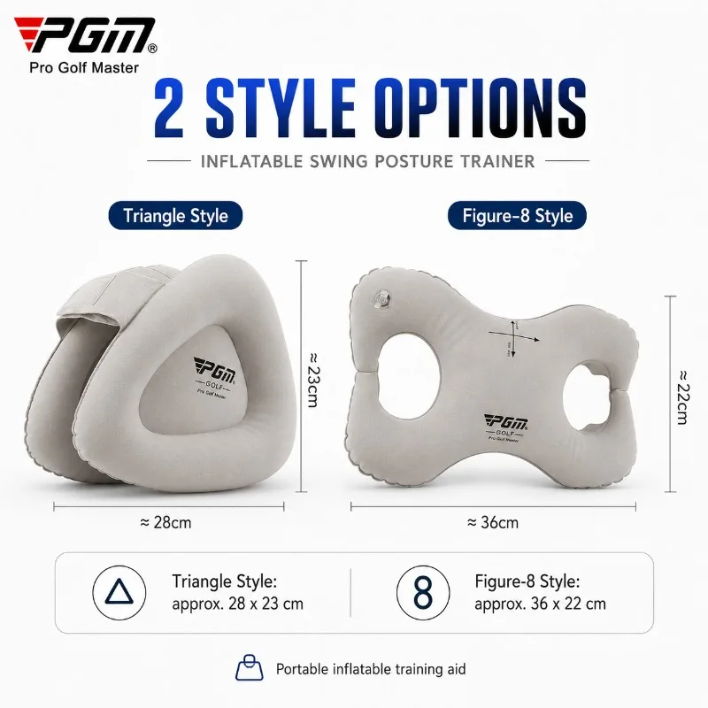 Фото Надувной тренажер для коррекции положения рук PGM Golf Swing Trainer Aid, корректор осанки из ПВХ, инструмент для тренировки положения рук JZQ001 №3