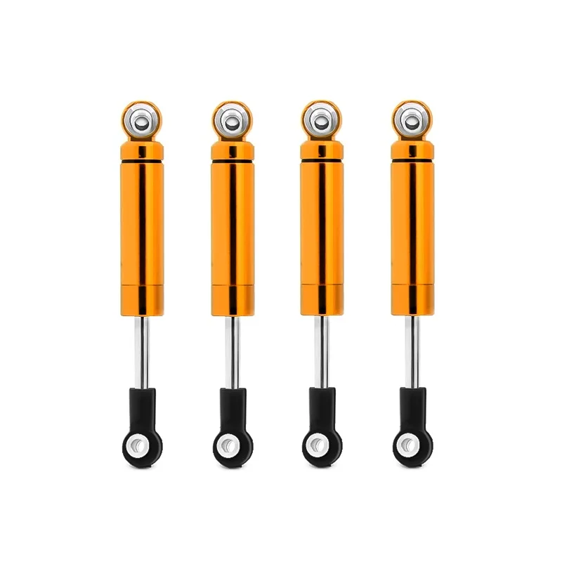 

4Pcs Metal Shock Absorber Damper for Wltoys 144001 124019 124018 RC Car Spare Parts Upgrade Accessories,Yellow