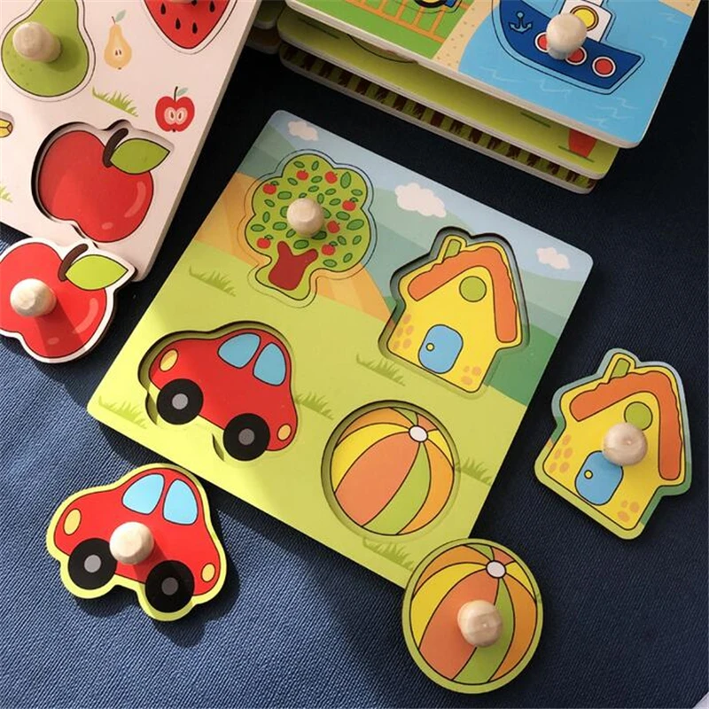 

Детская Деревянная Игрушка-пазл в виде животного