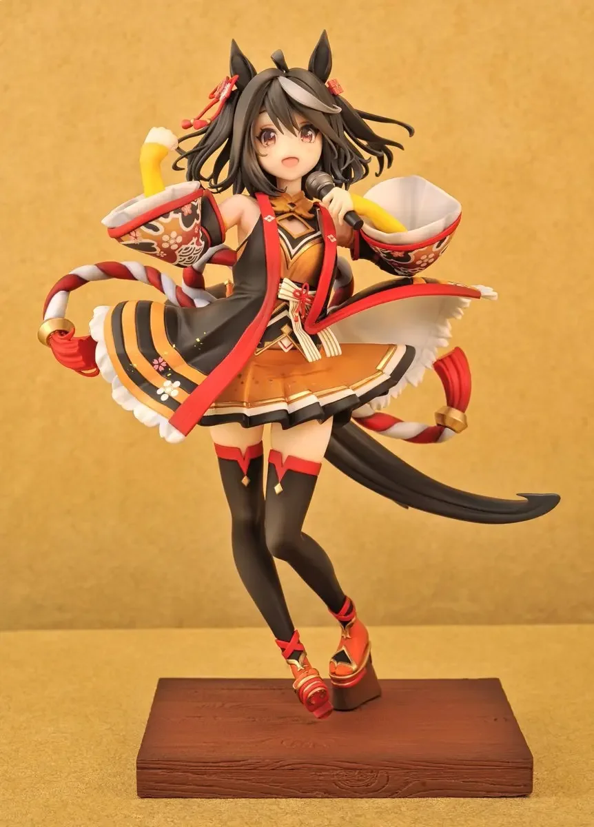 Аниме-игра Pretty Derby Kitasan черные фигурки каваи смола GK сделай сам руководство белая