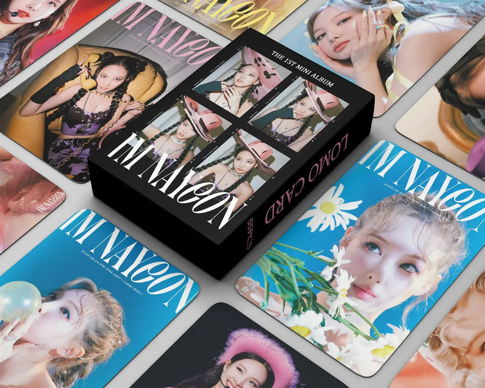 

55PCS Kpop Girl Group Twice Lomo Cards New Photo Album Season's Greetings 2023 K-pop Photocard Lomo Card Bookmarks Fans Gift