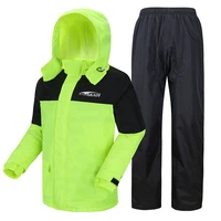 cycling adult raincoat suit hiking motorcycle mens sports suits rainstorm with hood impermeable yagmurluk erkek rain gear