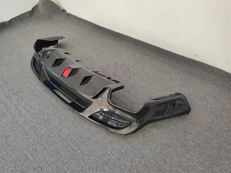 Используется для Mercedes Benz GLE class GLE300 GLE350 GLE400 2014 2017 комплект заднего диффузора из