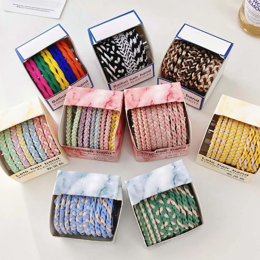 

Hair Accessories Ponytail Holder Hair Rope Women Hair Scrunchies Hair Rubber Bands Braided Hair Ring Elastic Hair Bands