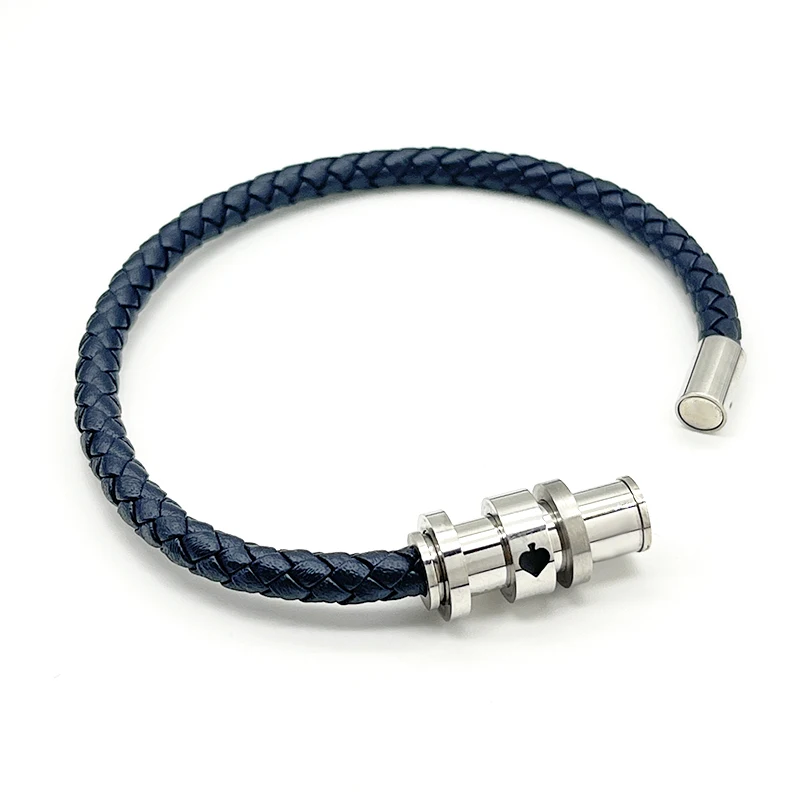 LAN MB Bracelet Little Spades Luxury Designe PU Leather Hand Strap for Men And Women Love Gift