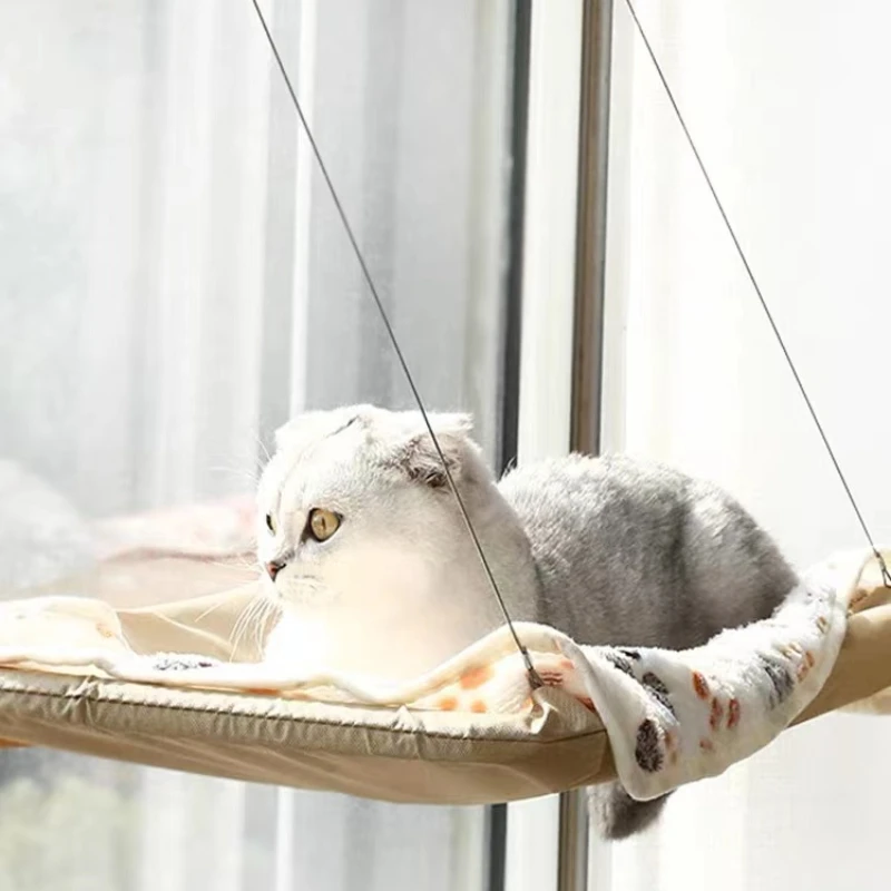 

Cat Bed Window,Cat Window Hammock Window Perch 15~20kg,Safety Cat Shelves Space Saving Window Mounted Cat Seat for Large Cats