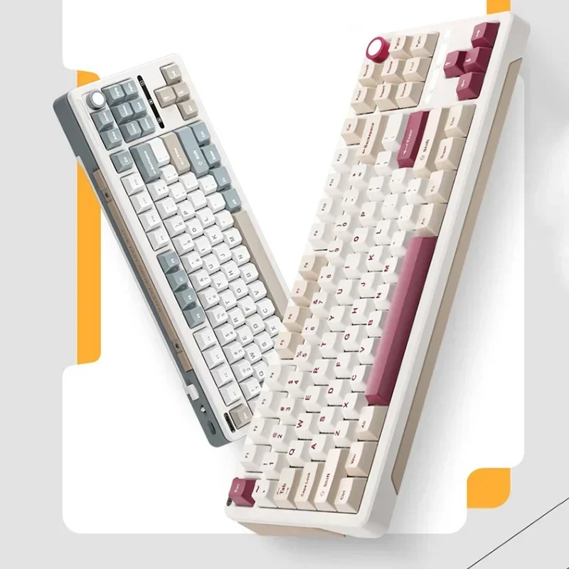 ILovbee B87 Механическая клавиатура Беспроводная 2 4G Bluetooth Трехрежимная