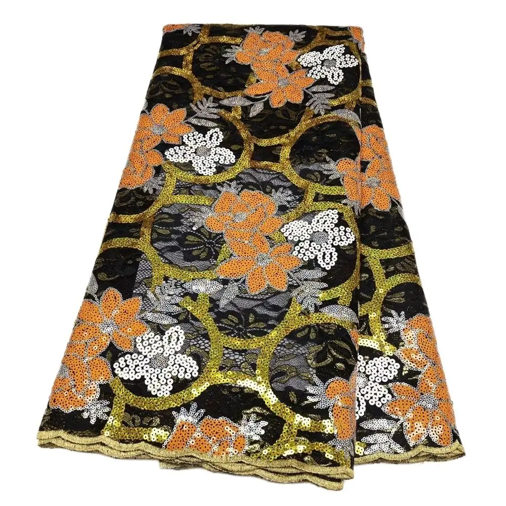 Африканская французская кружевная ткань 2023