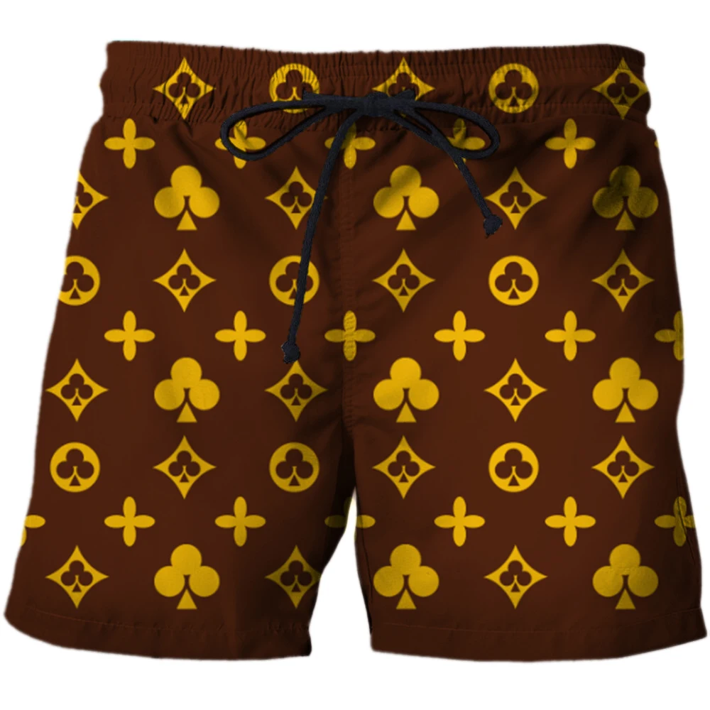 

3D Printing Men's Swimwear Summer Beach Quick Dry Pocket Casual Sports Pants