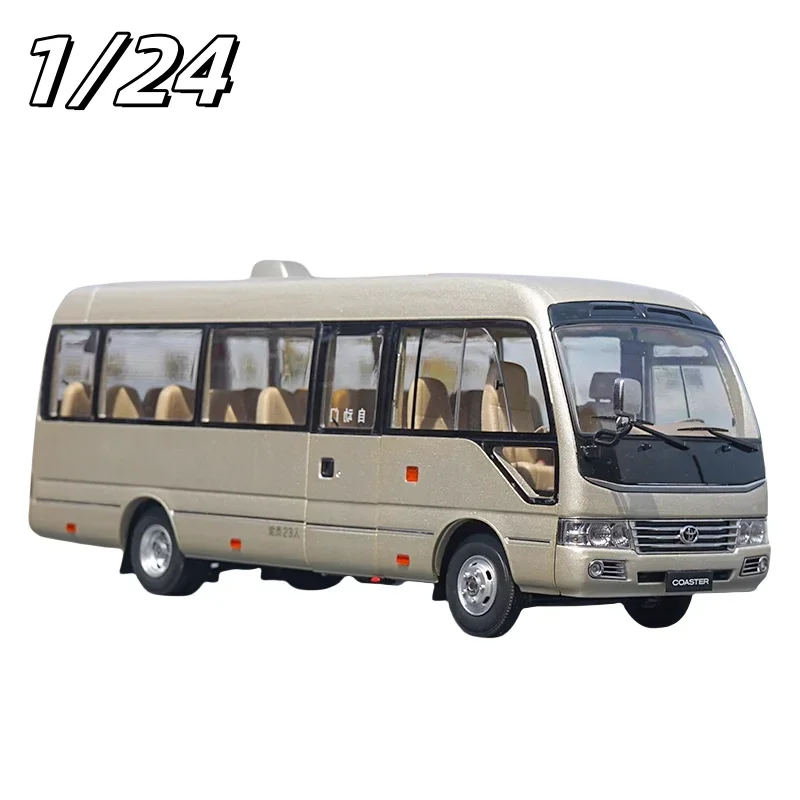 Оригинальная модель автомобиля 1:24 Toyota Costa COASTER из сплава с имитацией хлеба