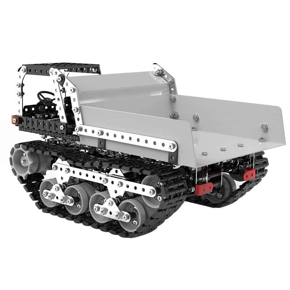 2 4G DIY RC танк кирпич игрушки автомобиль из нержавеющей стали PanzerModel кирпичи