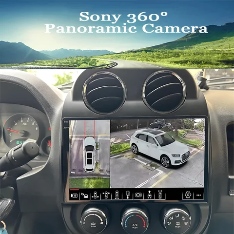 Видеоплеер Android14, автомобильное радио для Jeep Compass Patriot 2010-2016, авторадио, стерео 2 Din, GPS-навигация, Carplay DSP, OBD CD