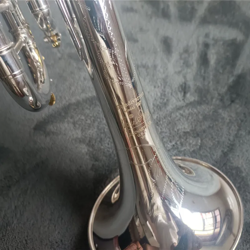 TOP Stradivarius LT 197S77 Серебряная труба для трубы плоский инструмент латунные структуры