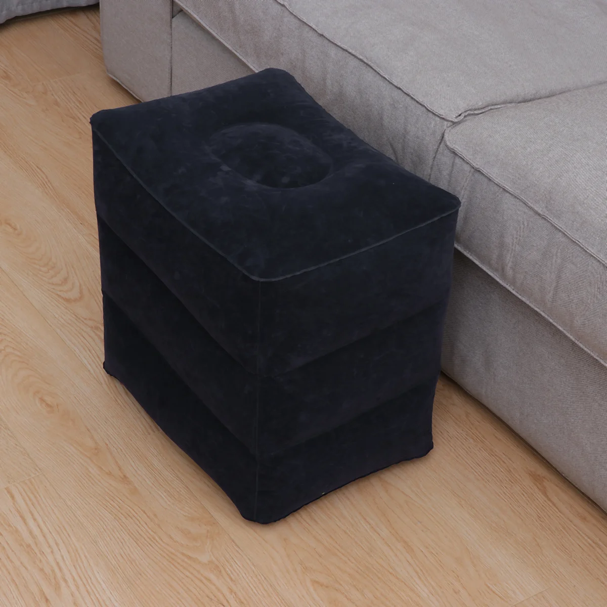 

Foot Rest Inflatable Travel Pillow Airplane Footrest Leg Stool Kids Ottoman Bed Air Cushion Plane Pillows Height Adjustable