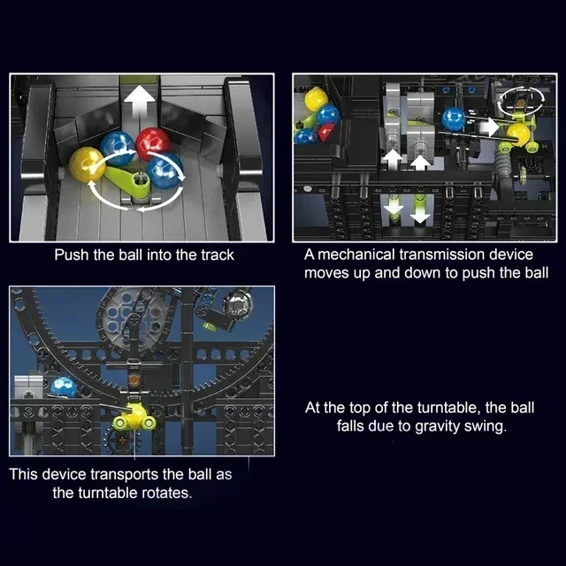 MOLD KING 26015 технический креативный моторизованный планетарный лифт строительный