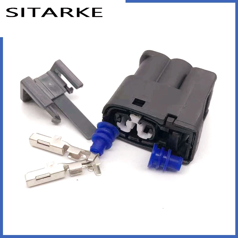 

2 Pin 90980-11246 7283-8226-30 Injector Plug Auto Female Connector For Toyota 2JZ-GE Matrix Lexus SC300 Hyundai Mazda RX7 S6