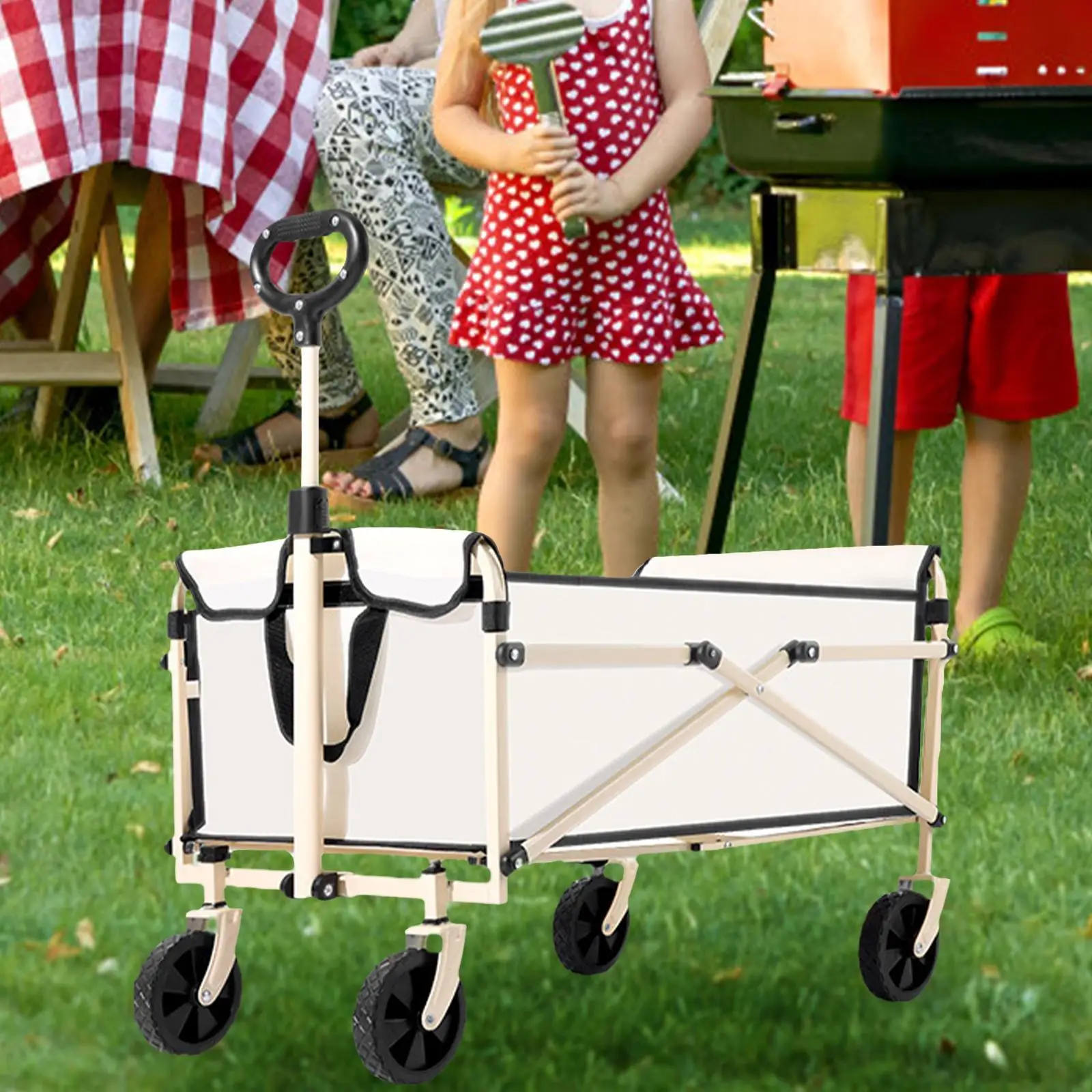 Складная тележка для кемпинга легкая продуктовая Тележка ручная спорта рыбалки