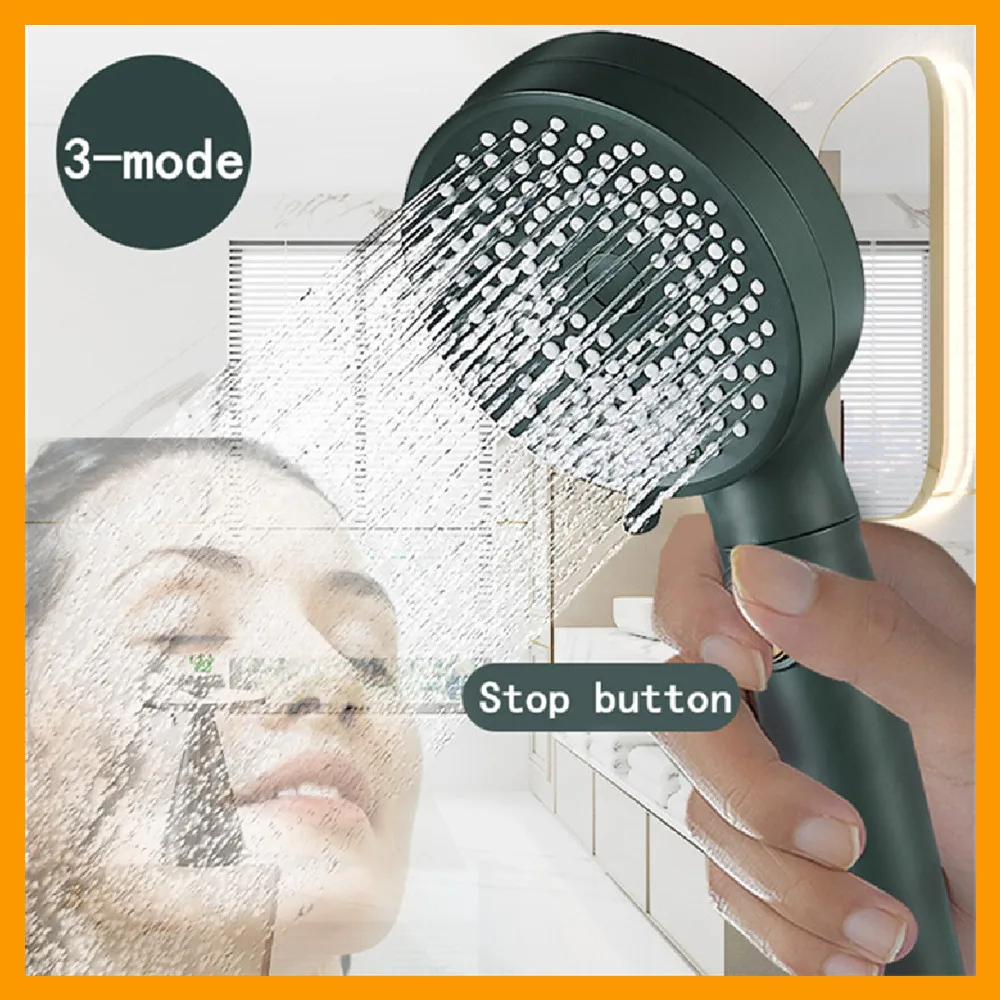 

TOMAS Starry Shower Head 3 Mode Adjustable High Pressure One-key Stop Water Saving Rainfall Shower For Bathroom Accessories
