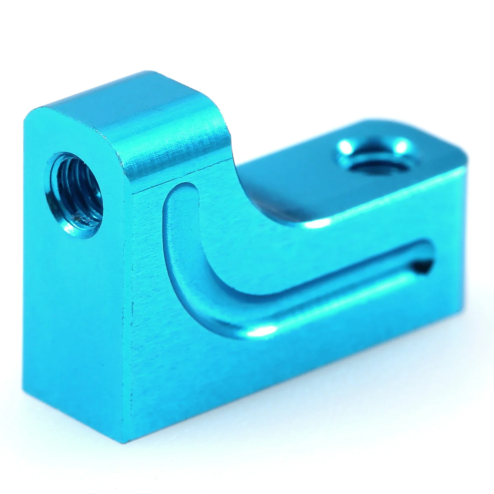 Металлическая подставка для сервопривода Tamiya TT02 XV01 TB03 синяя 2 шт