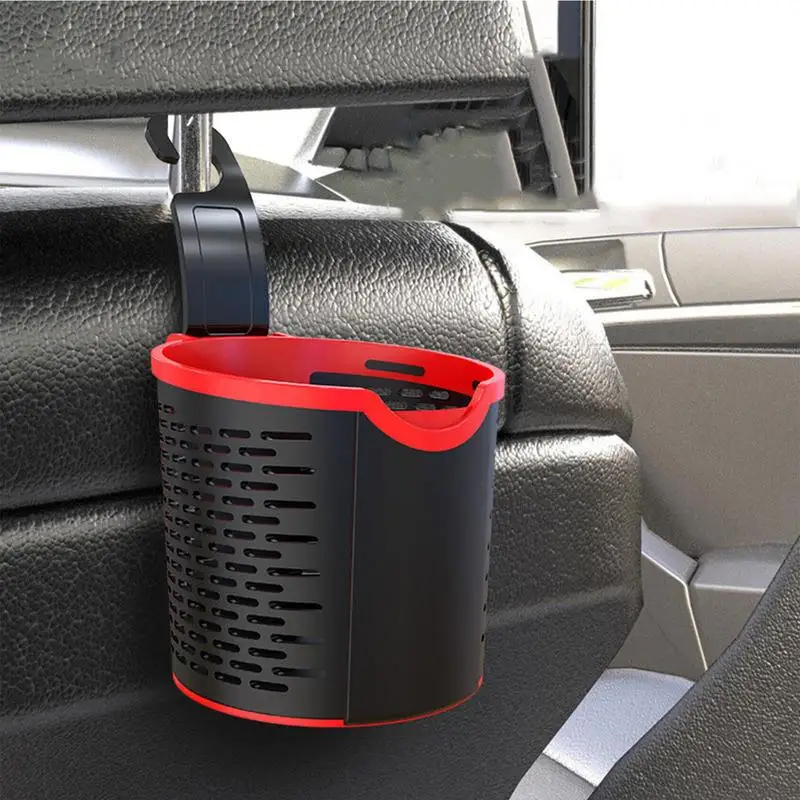 

Small Seatback Storage Basket Portable Suspending Car Drinks Cup Holder Seat Back Hook Organize Vehicle Interior Accessories