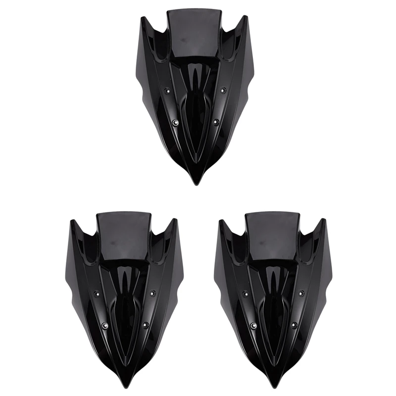 

3X Windshield For Kawasaki Z250 Z300 Z 250 300 2013 2014 2013-2015 Double Bubble Windscreen Wind Deflectors Motorcycle