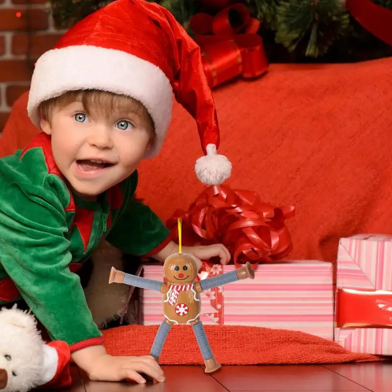 Телескопическая присоска орнамент поп-трубки подвеска на присоске Санта-Клаус