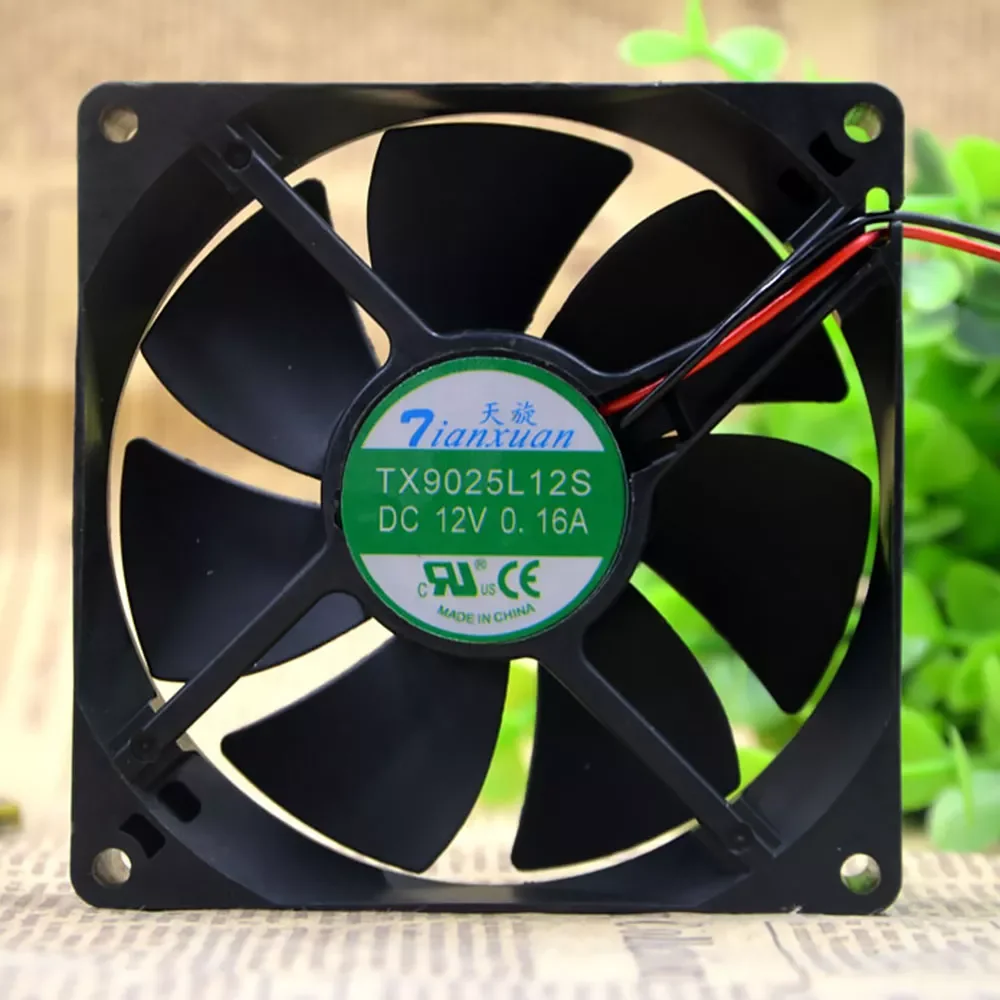 

TX9025L12S 9cm 90mm DC 12V 0.16A 90*90*25 mm axial computer case cooling fan