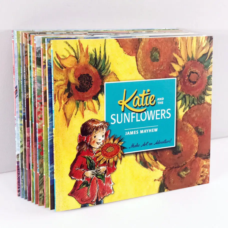Ledu picture book Children's Enlightenment Education Puzzle Classic Early Childhood Growth Katie's Art Journey Picture Book