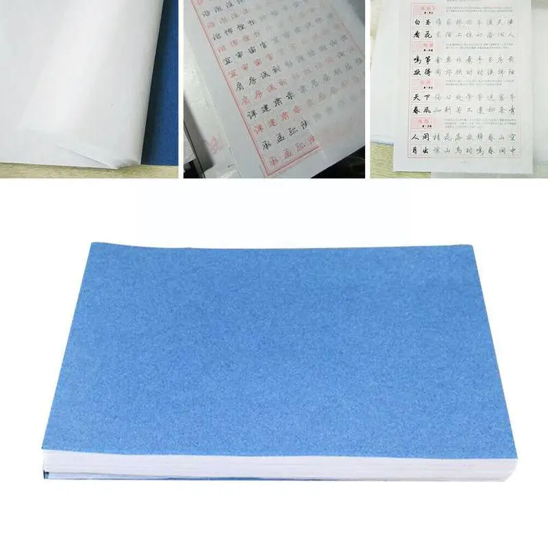 100 sheet/set Translucent Tracing Paper Writing Copying Craft Scrapbook 27*19cm Paper Sheet Stationery Calligraphy Drawing Y3Q2