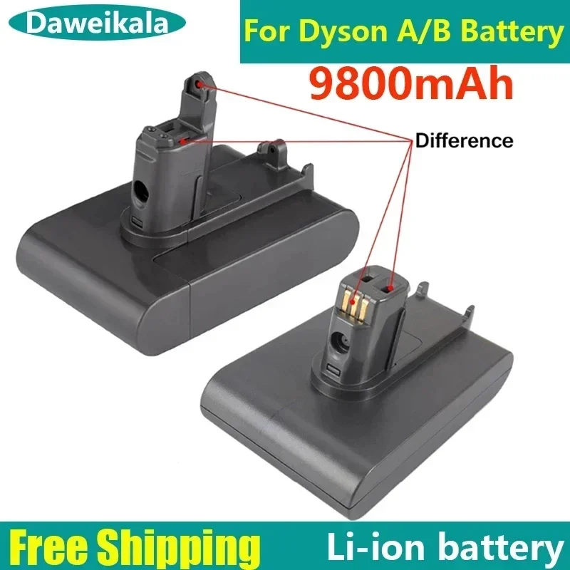 Литий-ионный аккумулятор 22 2 В 28000 мАч A и B для Dyson DC35 DC45 DC31 DC34 DC44 Animal