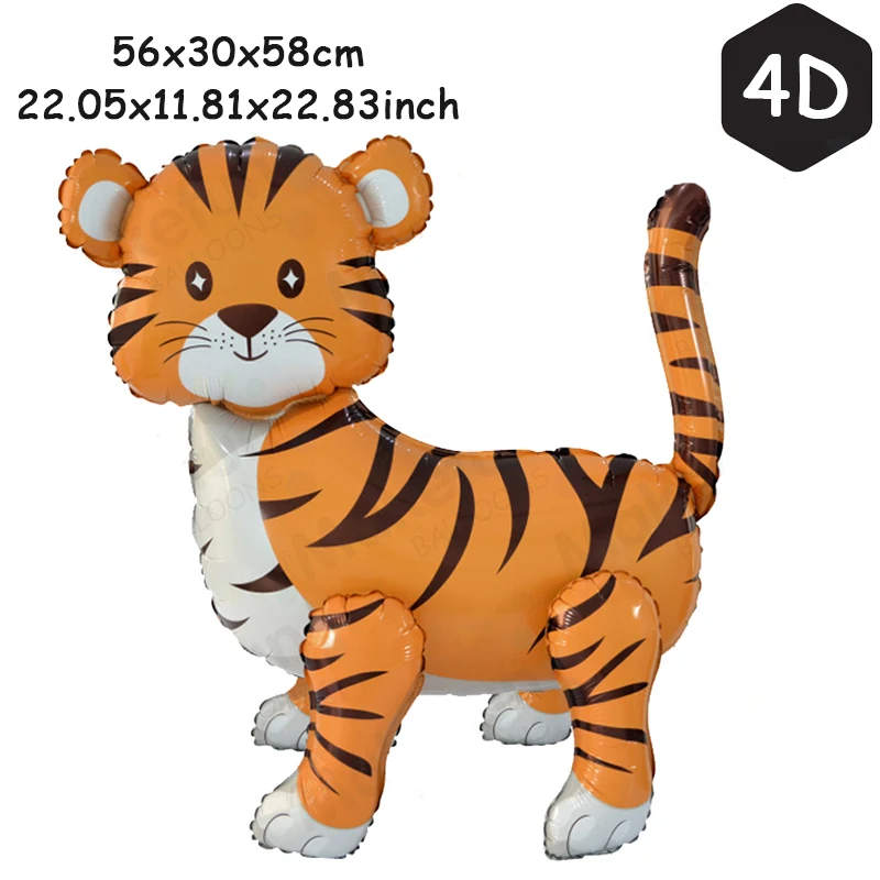 

3D шары из фольги с мультяшными животными